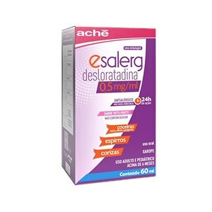 DESLORATADINA - ESALERG 0,5MG/ML XAROPE 60ML 