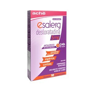 DESLORATADINA - ESALERG 5MG 10 COMPRIMIDOS