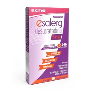 Esalerg Desloratadina 5Mg 10 Comprimidos