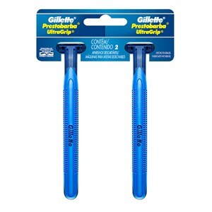 Aparelho De Barbear Gillette Prestobarba Ultragrip Fixa 2 Unidades