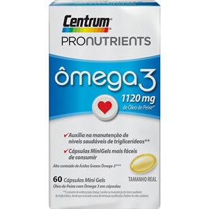 Centrum Pronutrients Ômega 3 60 Cápsulas Gelatinosas