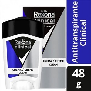 DESODORANTE CREME REXONA CLINICAL CLEAN MASCULINO 58G