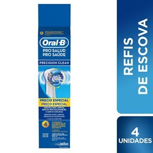 Refil Para Escova Dental Elétrica Oral B Precision Clean 4 Unidades