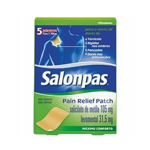 SALONPAS PAIN RELIEF PATCH 5 UNIDADES