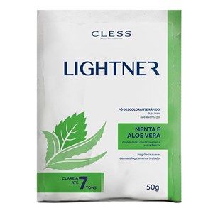 Pó Descolorante Lightner Cless Menta E Aloe Vera 50G