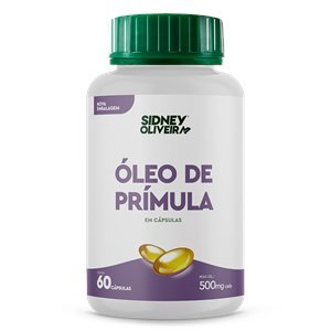 ÓLEO DE PRÍMULA - 60 CÁPSULAS SIDNEY OLIVEIRA