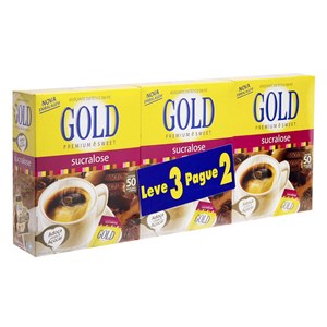 Adoçante Gold Sucralose 50 Envelopes - Leve 3 Pague 2