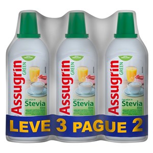 Adoçante Assugrin Stevia 80Ml - Leve 3 Pague 2