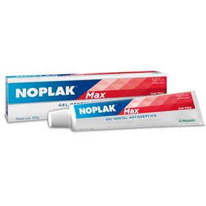 Gel Dental Noplak Max Com Flúor 50G
