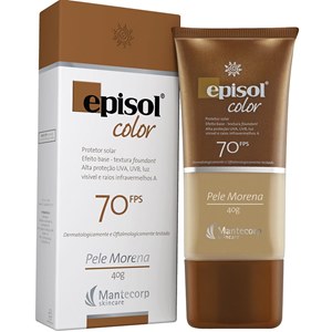 Protetor Solar Episol Color Loção Fps70 Pele Morena 40G