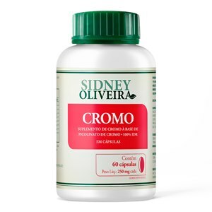 Cromo Sidney Oliveira 60 Cápsulas
