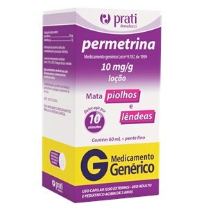PERMETRINA 1% LOÇÃO 60ML - PRATI DONADUZZI - GENÉRICO 