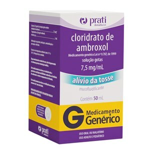 AMBROXOL 7,5MG/ML GOTAS 50ML - PRATI DONADUZZI - GENÉRICO