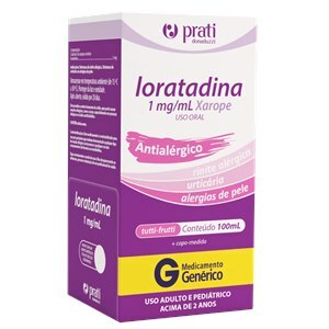 LORATADINA XAROPE 100ML - PRATI DONADUZZI - GENÉRICO