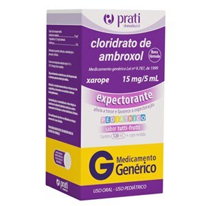 Ambroxol Xarope Pediátrico 120Ml - Prati Donaduzzi - Genérico