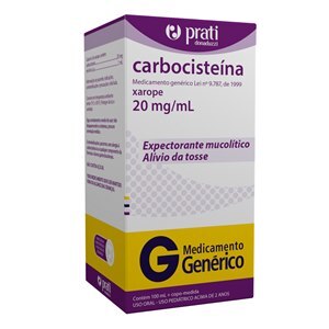 Carbocisteína Xarope Pediátrico 100Ml - Prati Donaduzzi - Genérico