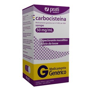 Carbocisteína Xarope Adulto 100Ml - Prati Donaduzzi - Genérico