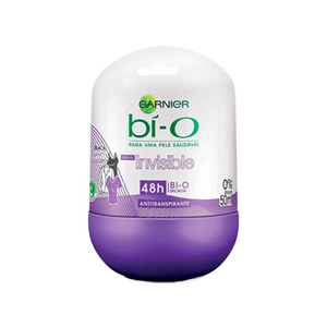 Desodorante Roll On Bi-O Feminino Invisible Black White Colors 50Ml