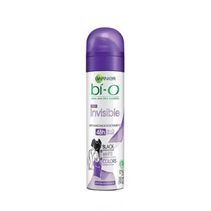 Desodorante Aerossol Bi-O Feminino Invisible Black White Colors 150Ml