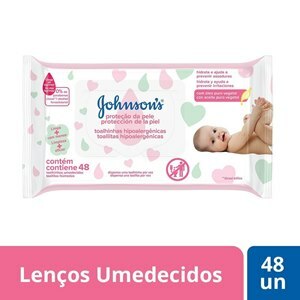 TOALHAS UMEDECIDAS JOHNSON'S BABY EXTRA CUIDADO 48 UNIDADES