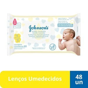 Toalhas Umedecidas Johnson's Baby Recém-Nascido 48 Unidades