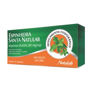 Espinheira Santa Natulab 380Mg 45 Cápsulas