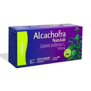 ALCACHOFRA NATULAB 300MG 30 CÁPSULAS