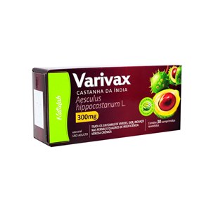 Castanha Da Índia - Varivax 300Mg 30 Comprimidos