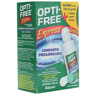 OPTI FREE EXPRESS 355ML + 120 ML + BRINDE 