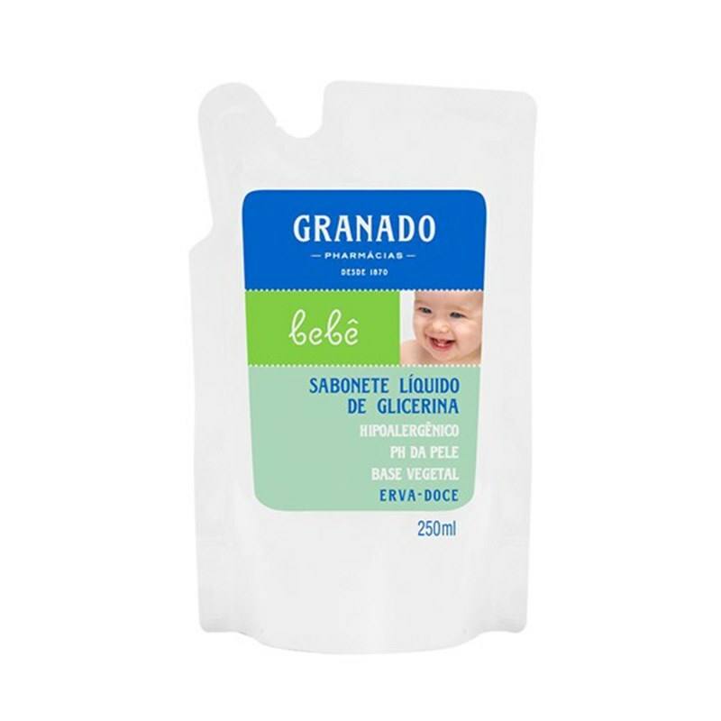 Sabonete Liquido De Glicerina Granado Erva Doce Bebe Refil 250ml Ultrafarma