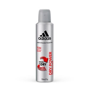 Desodorante Aerossol Adidas Masculino Dry Power Cool & Dry 72H 150Ml