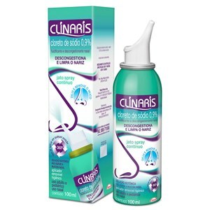 Cloreto De Sódio - Clinaris Solução Nasal 100Ml