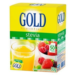Adoçante Gold Stevia 100% 50 Envelopes