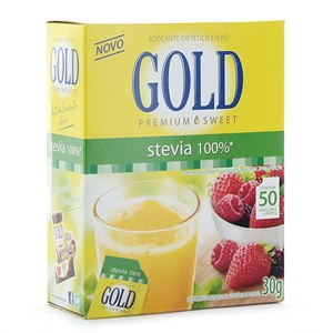 Adoçante Gold Stevia 100% 50 Envelopes