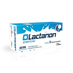 Lactase - Lactanon 10.000 Fcc 30 Tabletes Dispersíveis