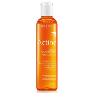 Darrow Loção Adstringente Actine Para Peles Oleosas E Acneicas Ação Antibrilho 190Ml