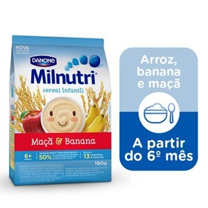 Milnutri Cereal Infantil Pronutra Vit+ Arroz Banana E Maça 180G