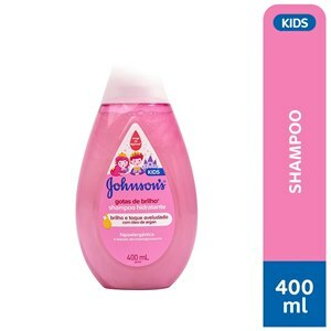 SHAMPOO JOHNSON'S BABY GOTAS DE BRILHO 400ML