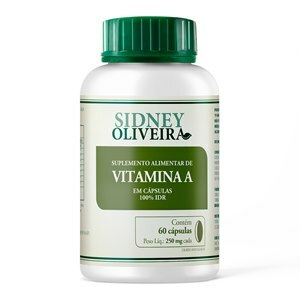 Vitamina A - Sidney Oliveira 60 Cápsulas