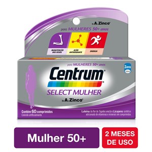 Multivitamínico Centrum Select Mulher 60 Comprimidos 