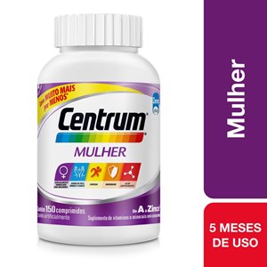 Suplemento Vitamínico Centrum Mulher 150 Comprimidos
