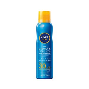 Protetor Solar Spray Nivea Sun Fps 30 Protect & Toque Seco 200Ml