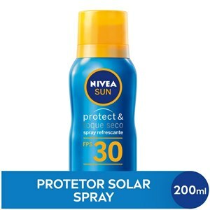 PROTETOR SOLAR NIVEA SUN SPRAY PROTECT & TOQUE SECO FPS30 200ML