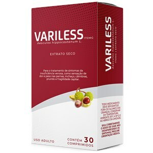 Castanha Da Índia - Variless 30 Comprimidos Sidney Oliveira