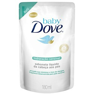 Sabonete Líquido Dove Baby Para Mãos E Corpo Refil 180Ml