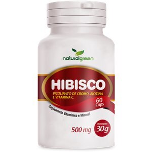 HIBISCO 500MG NATURALGREEN 60 CÁPSULAS