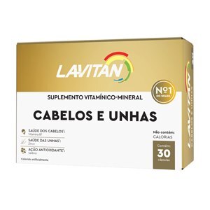 LAVITAN CABELOS E UNHAS 30 CÁPSULAS