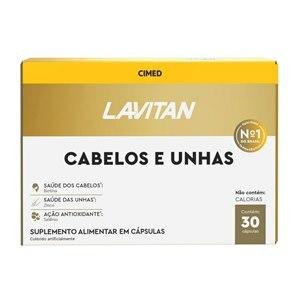 LAVITAN CABELOS E UNHAS 30 CÁPSULAS