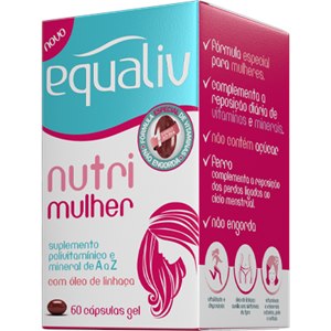 Nutri Mulher Equaliv 60 Gel Cápsulas 