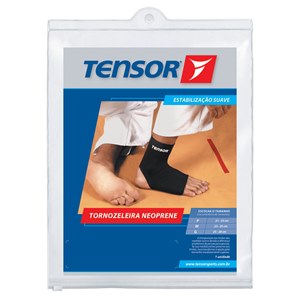 Tornozeleira Neoprene Cor Preto Tamanho G